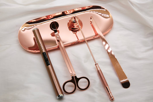 CANDLE TOOLS SET(ROSE GOLD)